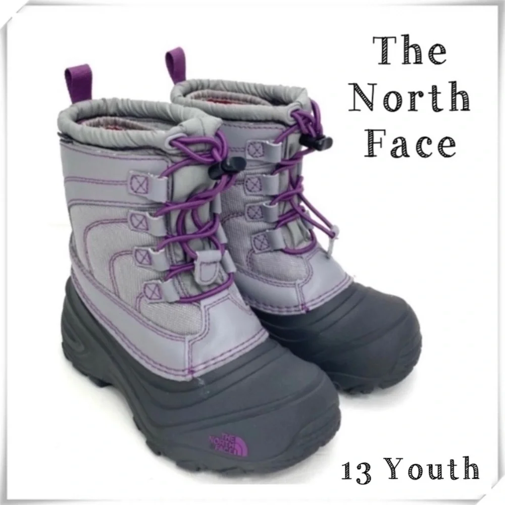 THE North Face Youth Alpenglow IV Snow Winter Boot ThermaFelt Lined NF0A2T5P